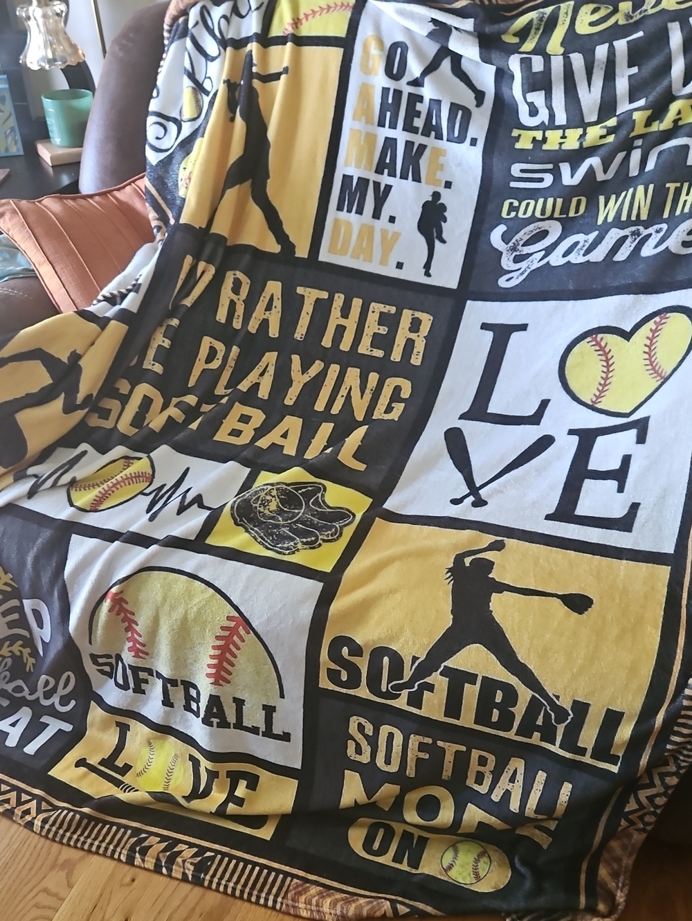 Soft Softball Blanket